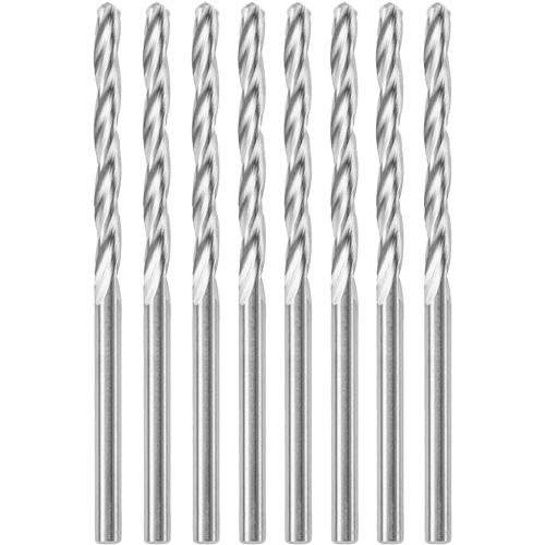 Foret spiral&eacute; &agrave; pointe standard 8 mcx d'un diam&egrave;tre de 1/8", 1/8", Cannelure 1" Industrial Sales