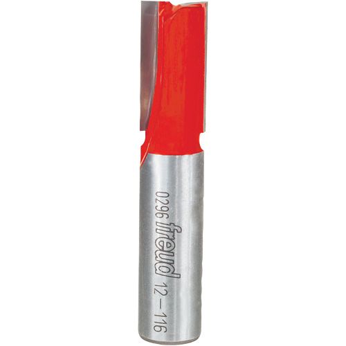 Router Bit - Double Flute Straight Bit, 1/2" Dia., 3/4" H, 2-5/8" L Industrial Sales