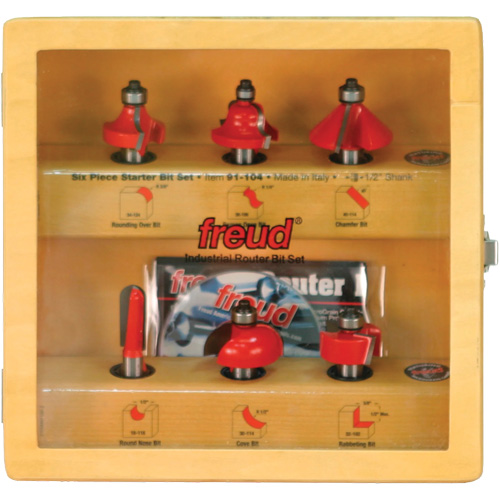 Jeu de d&eacute;marrage de fraises avec mandrins de 1/2" Industrial Sales