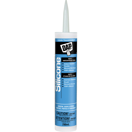 Silicone Sealant, 290 ml, Tube, Clear Industrial Sales