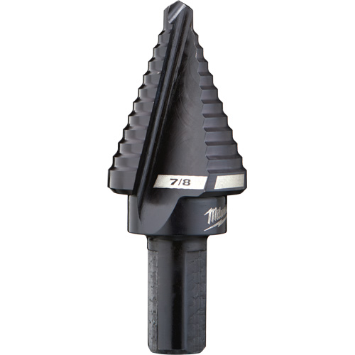 #7 Step Drill Bit, 7/8" - High Speed Steel Industrial Sales