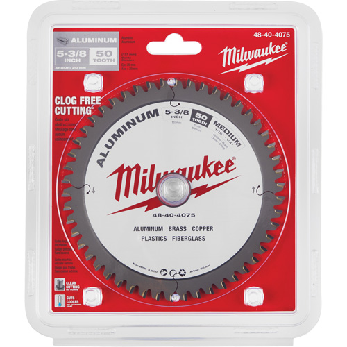 Circular Saw Blade, 5-3/8", 50 Teeth, Non-Ferrous Use Industrial Sales