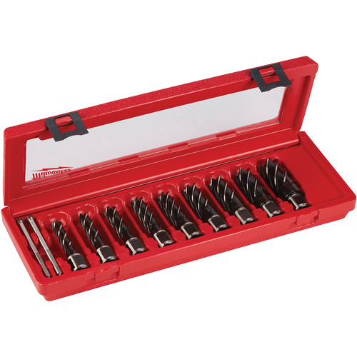 Jeu de couteaux annulaires, 9 morceaux, Acier rapide Industrial Sales