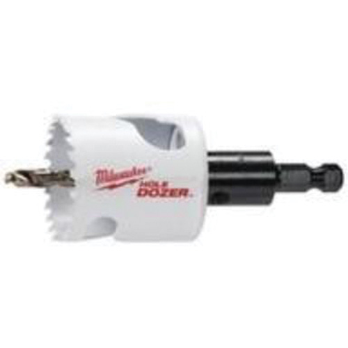 Hole Dozer Hole Saw with Arbor, 1-3/4", 1-5/8" Depth of Cut, Bi-Metal Industrial Sales