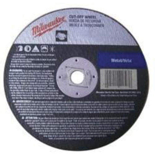 General Purpose Cut-Off Wheels, 7" x 3/32", 5/8" Arbor, Type 1, Aluminum Oxide, 8730 RPM Industrial Sales