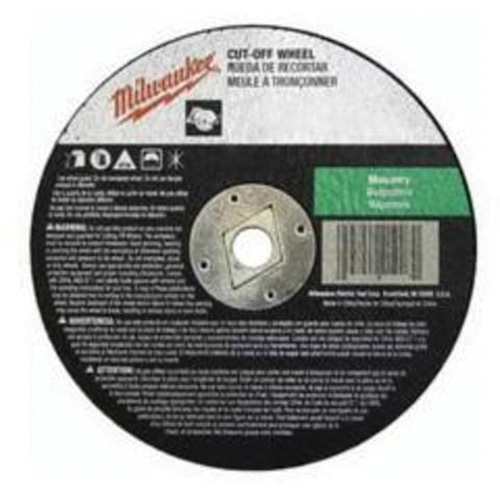 Reinforced Cut-Off Wheels, 7" x 1/8", 5/8" Arbor, Type 1, Silicon Carbide, 8730 RPM Industrial Sales