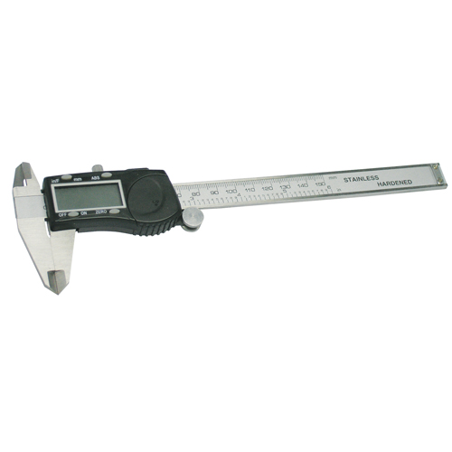 Digital Fractional Caliper, 0.005" (0.01 mm) Resolution, 0" - 6" ( 0 mm - 150 mm) Range Industrial Sales