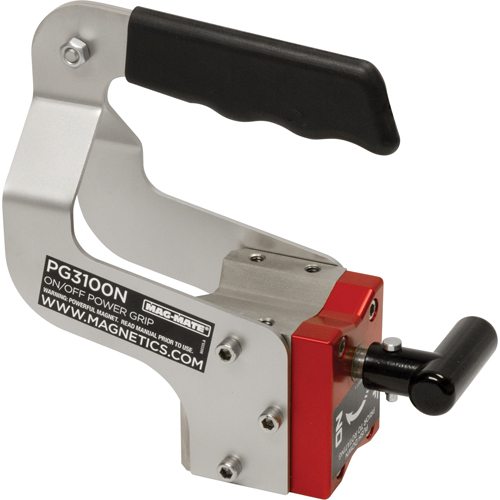 Serre-joints magn&eacute;tiques avec interrupteur, Longueur de 7-1/2", Diam&egrave;tre de 3-3/8", Capacit&eacute; de 100 lb Industrial Sales