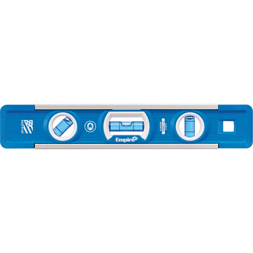 True Blue&reg; Torpedo Level, 9" L, Aluminum, 3 Vials, Magnetic Industrial Sales