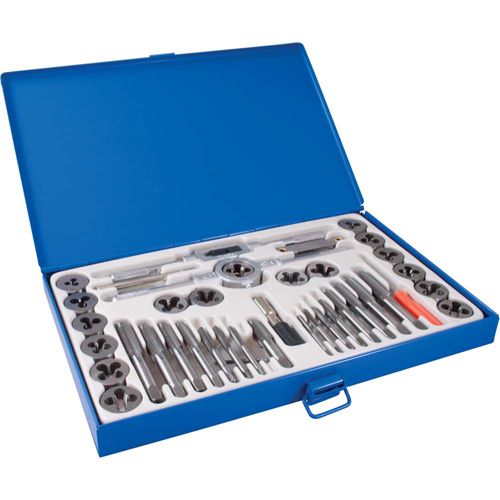Jeu de tarauds et fili&egrave;res imp&eacute;riaux, 40 mrcx. Industrial Sales