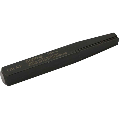 Straight Type Screw Extractor, 6, For Screw Size 3/4", Carbide Industrial Sales