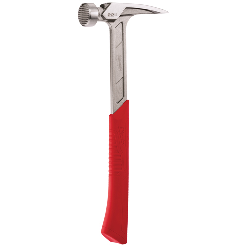 Marteau de charpente &agrave; face usin&eacute;e, 22 oz, Prise en Acier plein, 15" lo Industrial Sales
