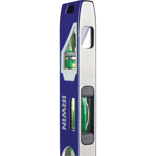 250 Series Heavy-Duty Torpedo Level, 9" L, Aluminum, 4 Vials, Magnetic Industrial Sales