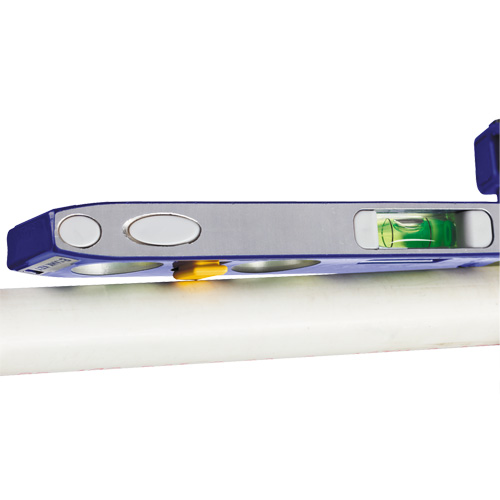 250 Series Heavy-Duty Torpedo Level, 9" L, Aluminum, 4 Vials, Magnetic Industrial Sales
