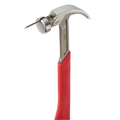 Marteau &agrave; panne incurv&eacute;e et face lisse, 20 oz, Prise en Acier plein, 14" lo Industrial Sales