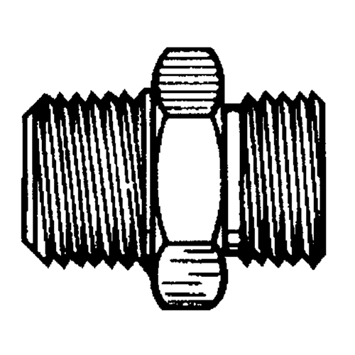 Reducer/Adapter Fitting, 1/4" x 1/8" Dia, Brass Industrial Sales