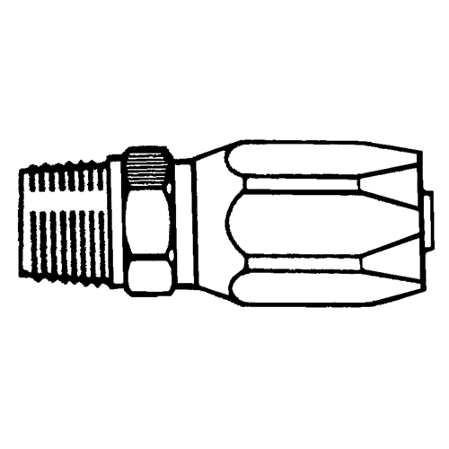 Fittings - Reusable Hose Fittings, 1/2" Dia., Brass Industrial Sales