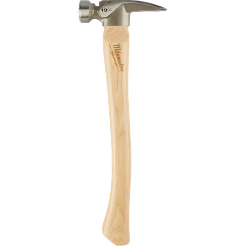 Milled Face Framing Hammer, 19 oz., Wood Handle, 16" L Industrial Sales