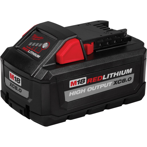 M18 Redlithium High Output XC8.0 Battery Pack, Lithium-Ion, 18 V, 8.0 Ah Industrial Sales
