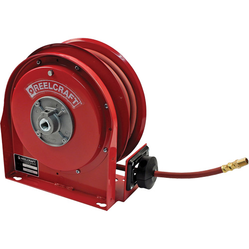 3000 Compact Hose Reel, Air, 1/4" x 25', Single Hose, 300 psi Industrial Sales