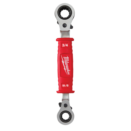 Lineman's 4-in-1 Insulated Ratcheting Box Wrench Industrial Sales