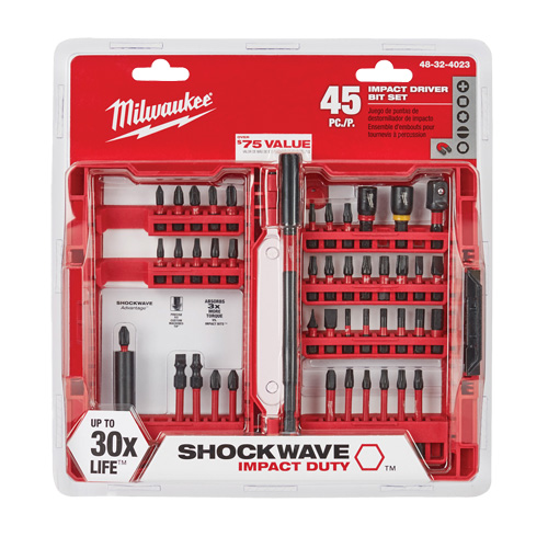 Jeu d'embouts pour cl&eacute; &agrave; chocs Shockwave Industrial Sales