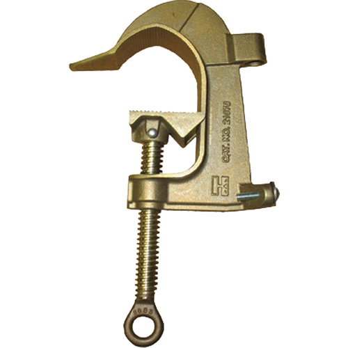 Pince de mise &agrave; la terre &agrave; t&ecirc;te en C en bronze, Capacit&eacute; de 2-7/8" (73 mm) Industrial Sales