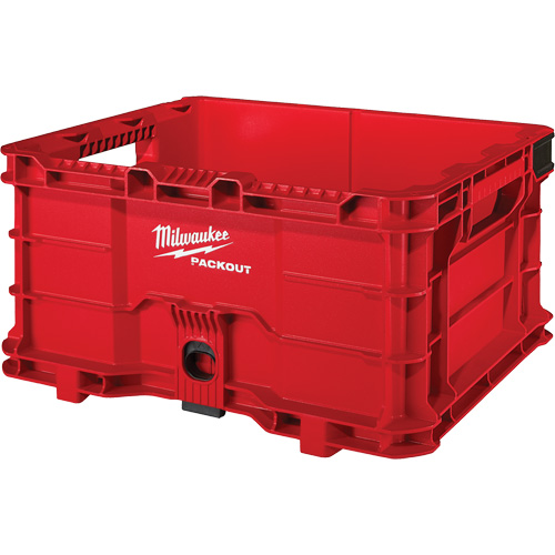 Packout Crate, 15-2/5" x 18-3/5" x 9-9/10", Red Industrial Sales