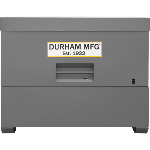 Piano Style Jobsite Storage Box, 60-1/2" W x 34-3/4" D x 49-3/8" H, Grey Industrial Sales