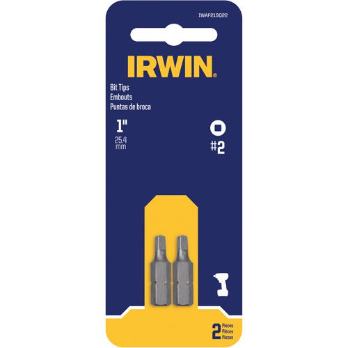Insert Bits, Square, #2, 1/4" Drive Industrial Sales