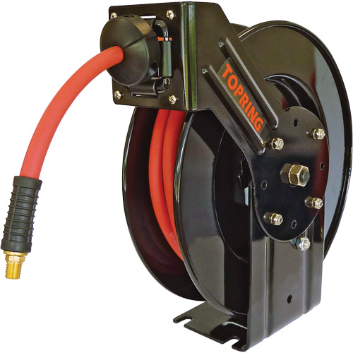 D&eacute;vidoir de boyau Topreel/Airflex, Air/Eau, 3/8" x 65', Tuyau simple, 250 PSI Industrial Sales