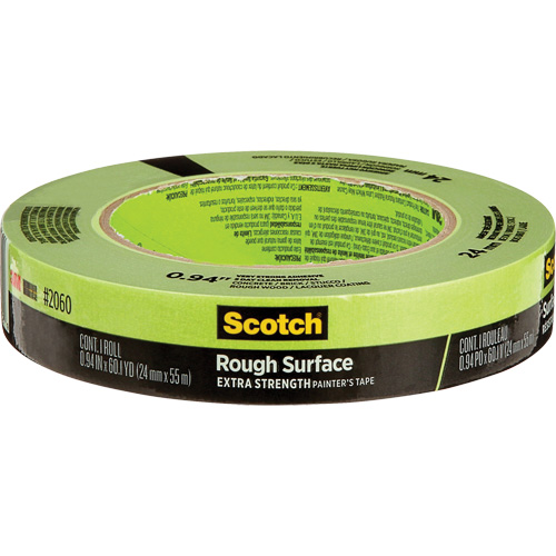 Ruban pour peintres pour surfaces rugueuses 2060 Scotch, 24 mm (1") x 55 m (180'), Vert Industrial Sales