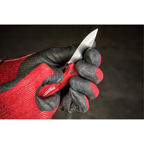 Compact Folding Knife, 2-1/2" Blade, Stainless Steel Blade, Metal Handle Industrial Sales