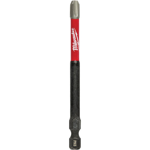 Shockwave Impact Duty Screwdriver Bit, Phillips, #3 Tip, 1/4" Drive Size, 3-1/2" Length Industrial Sales