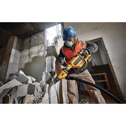 Extracteur de poussi&egrave;re pour ciselage au marteau de d&eacute;molition Industrial Sales