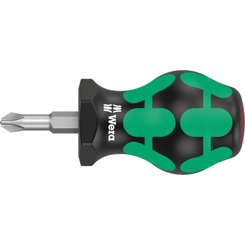 Tournevis de s&eacute;rie courte 350 Phillips, #2, 3-1/8" l, Prise Coussin&eacute;e Industrial Sales