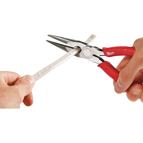 Pince &agrave; bec long &agrave; prise confortable, 8" lo Industrial Sales