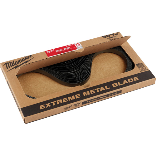 Extreme Metal Band Saw Blades, High Speed Steel, 30-9/16" L x 1/2" W x 0.02" Thick, 12/14 TPI Industrial Sales