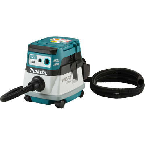 Dry Quiet Vacuum Cleaner with AWS (Tool Only), 18 V, 2.11 gal. Capacity Industrial Sales