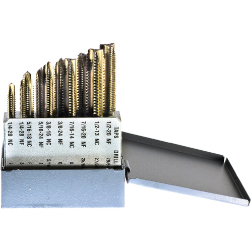 Jeu de tarauds DRILLCO, 10 morcea Industrial Sales