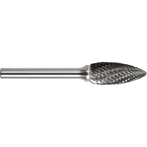 DRILLCO Single Cut Flame Shaped Burr, SH-1 Industrial Sales