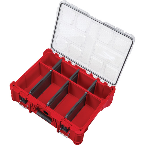 Packout Deep Organizer, 15-1/5" x 19-7/10" x 7", Red Industrial Sales