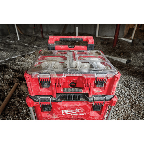 Packout Deep Organizer, 15-1/5" x 19-7/10" x 7", Red Industrial Sales