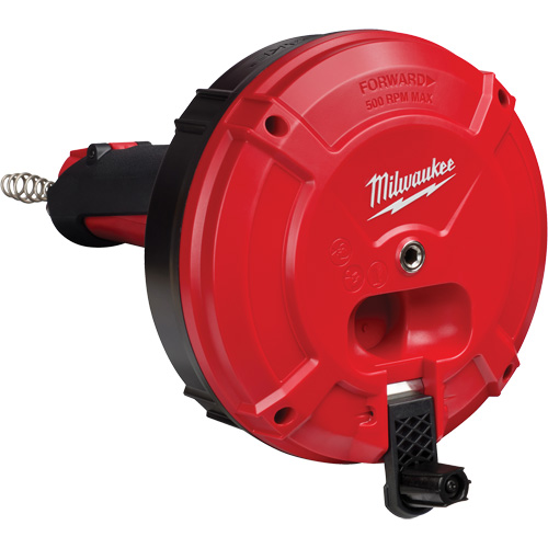 Furet Trapsnake avec dispositif d'alimentation et de retrait Cable-Drive, &eacute;lectrique, 25' Longueur du c&acirc;ble, 1/4" Diam&egrave;tre du c&acirc;ble Industrial Sales
