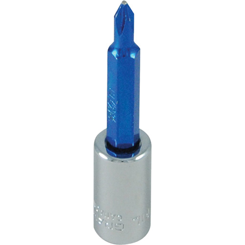 Blue Tip Screwdriver Bit, Phillips, #1, 1/4" Drive Industrial Sales