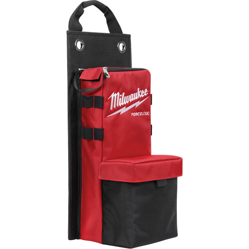 Utility Crimper & Cutter Bag, Nylon, 2 Pockets, Black/Red Industrial Sales