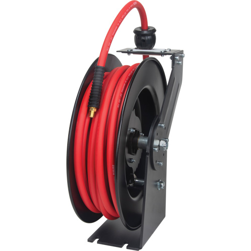 Hose Reel, Air/Water, 3/8" x 50', Single Hose, 300 psi Industrial Sales
