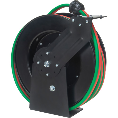 Welding Hose Reel, Welding Gases, 1/4" x 25', Single Hose, 300 psi Industrial Sales