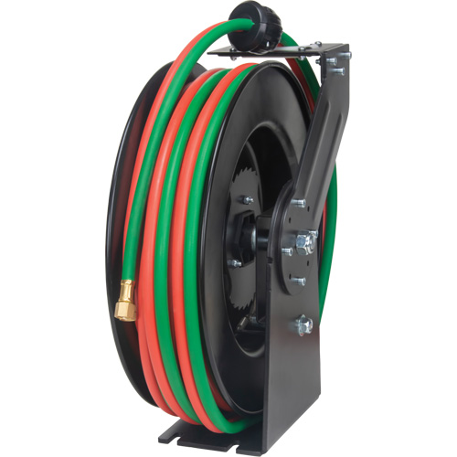 Welding Hose Reel, Welding Gases, 1/4" x 25', Single Hose, 300 psi Industrial Sales