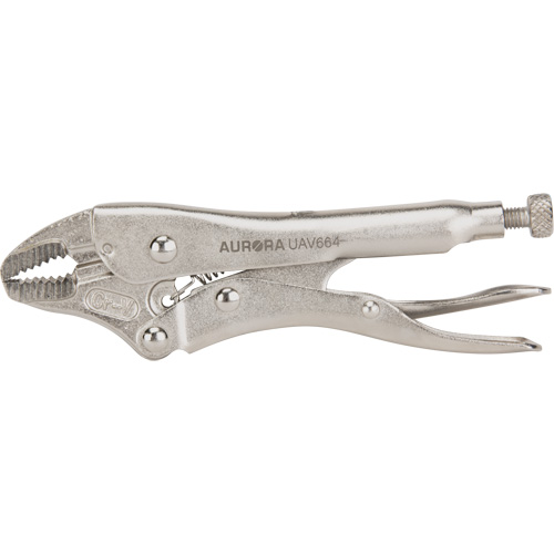 Pince-&eacute;tau avec coupe-fils, Longueur 5", M&acirc;choire courb&eacute;e Industrial Sales